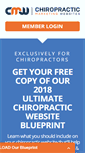 Mobile Screenshot of chiropracticmarketingwebsites.com